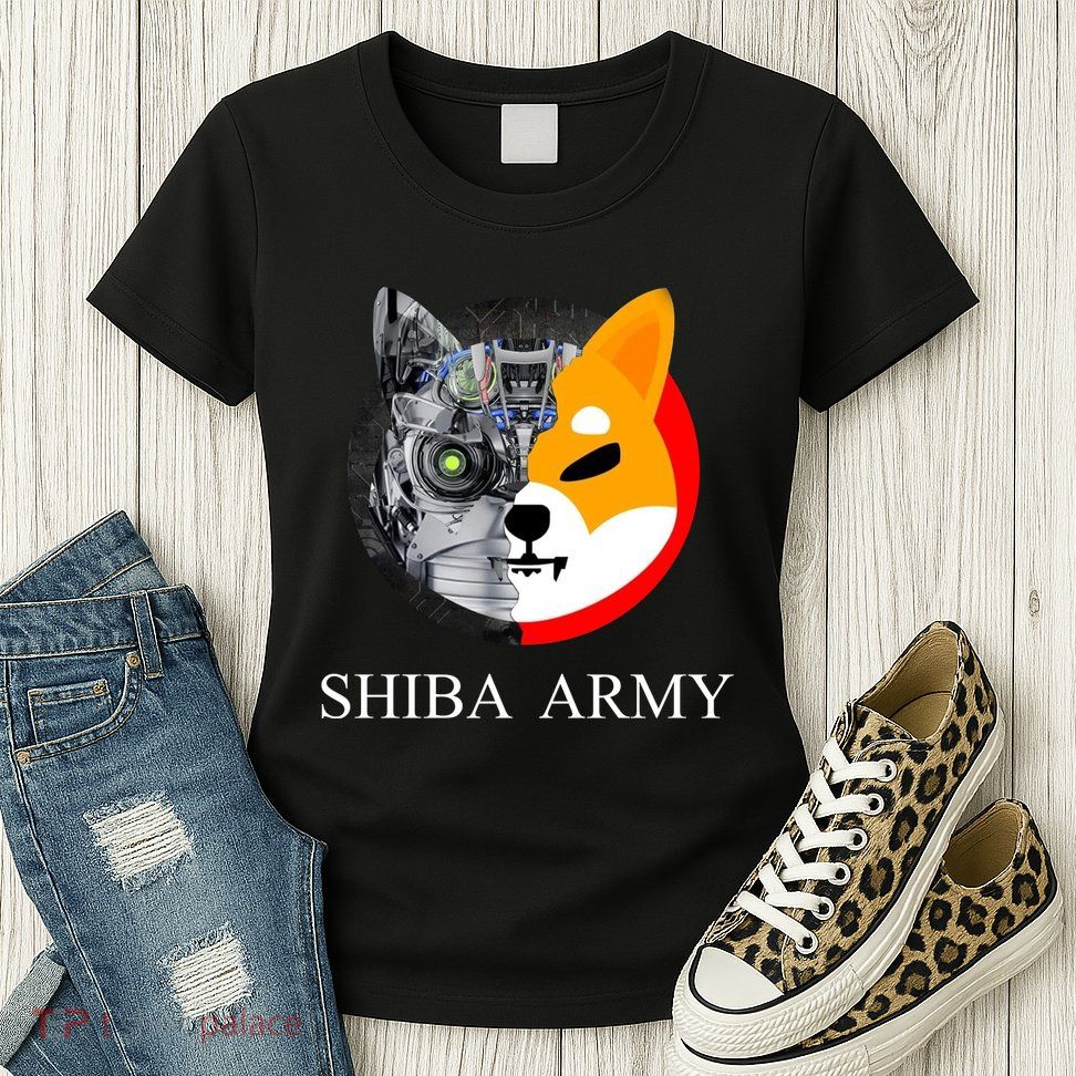 Shiba Army Fox Logo Terminator Womens T-Shirt