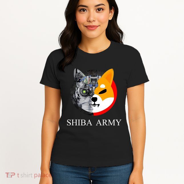 Shiba Army Fox Logo Terminator Womens T-Shirt