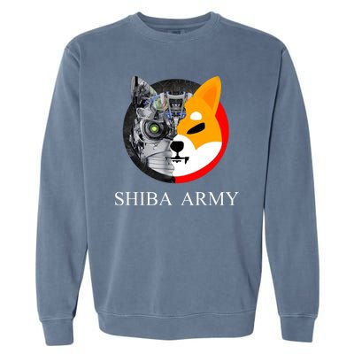 Shiba Army Fox Logo Terminator Garment-Dyed Sweatshirt