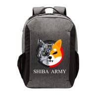 Shiba Army Fox Logo Terminator Vector Backpack