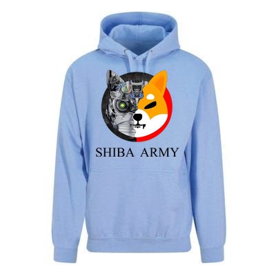 Shiba Army Fox Logo Terminator Unisex Surf Hoodie