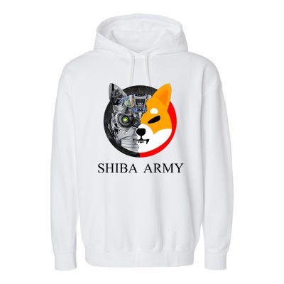 Shiba Army Fox Logo Terminator Garment-Dyed Fleece Hoodie