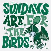 Sundays Are For The Birds Eagles Football Sustainable Bucket Hat