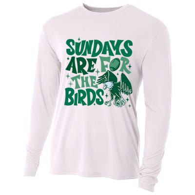 Sundays Are For The Birds Eagles Football Cooling Performance Long Sleeve Crew