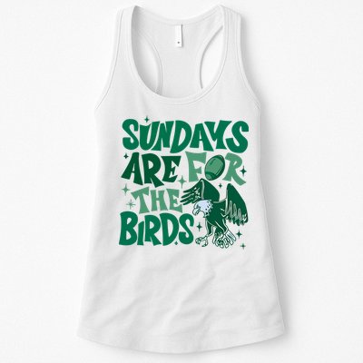 Sundays Are For The Birds Eagles Football Womens Tank Top