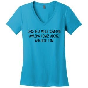 Someone Amazing Funny Women's V-Neck T-Shirt