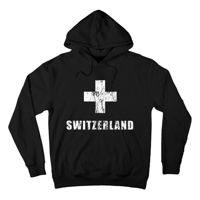 Switzerland Apparel For Swiss Retro Vintage Design Lover Hoodie