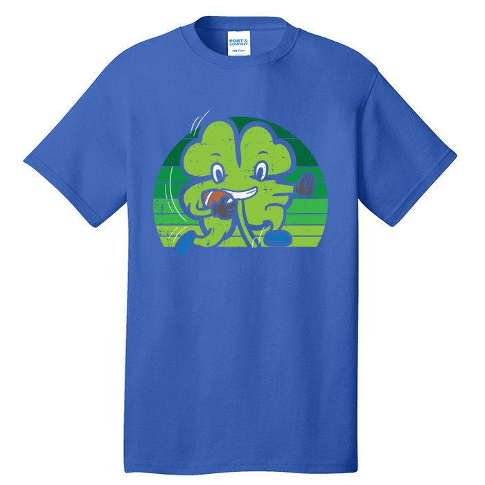 Shamrock American Football St Patricks Day Gift Tall T-Shirt