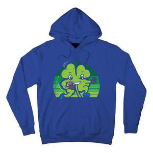 Shamrock American Football St Patricks Day Gift Tall Hoodie