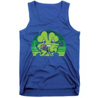 Shamrock American Football St Patricks Day Gift Tank Top