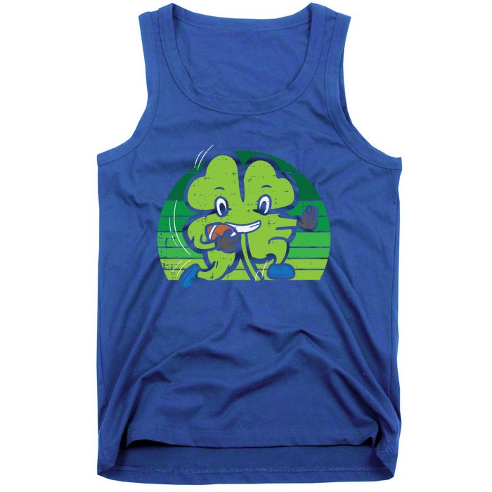 Shamrock American Football St Patricks Day Gift Tank Top