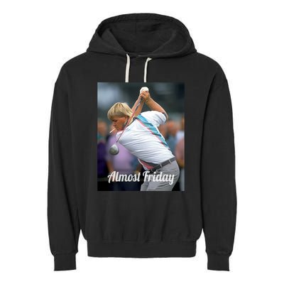 Store Almost Friday Golf Cig Garment-Dyed Fleece Hoodie