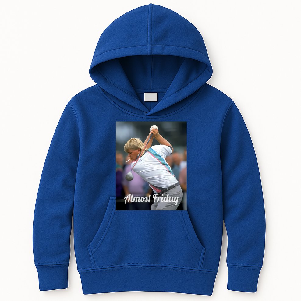 Store Almost Friday Golf Cig Kids Hoodie