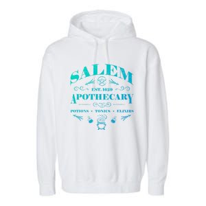 Salem Apothecary Funny Gift Garment-Dyed Fleece Hoodie