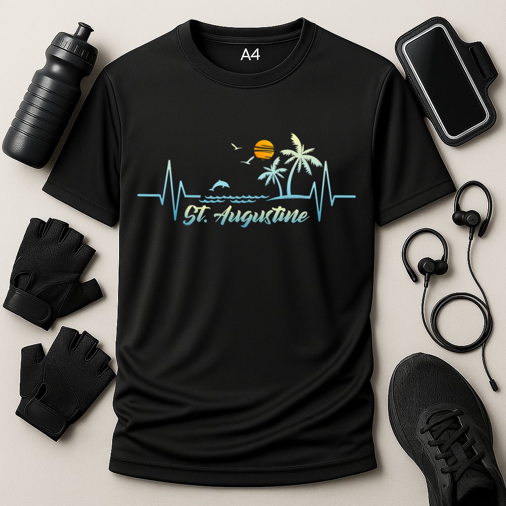St Augustine Florida Souvenir Spring Break St Augustine Performance Shirt