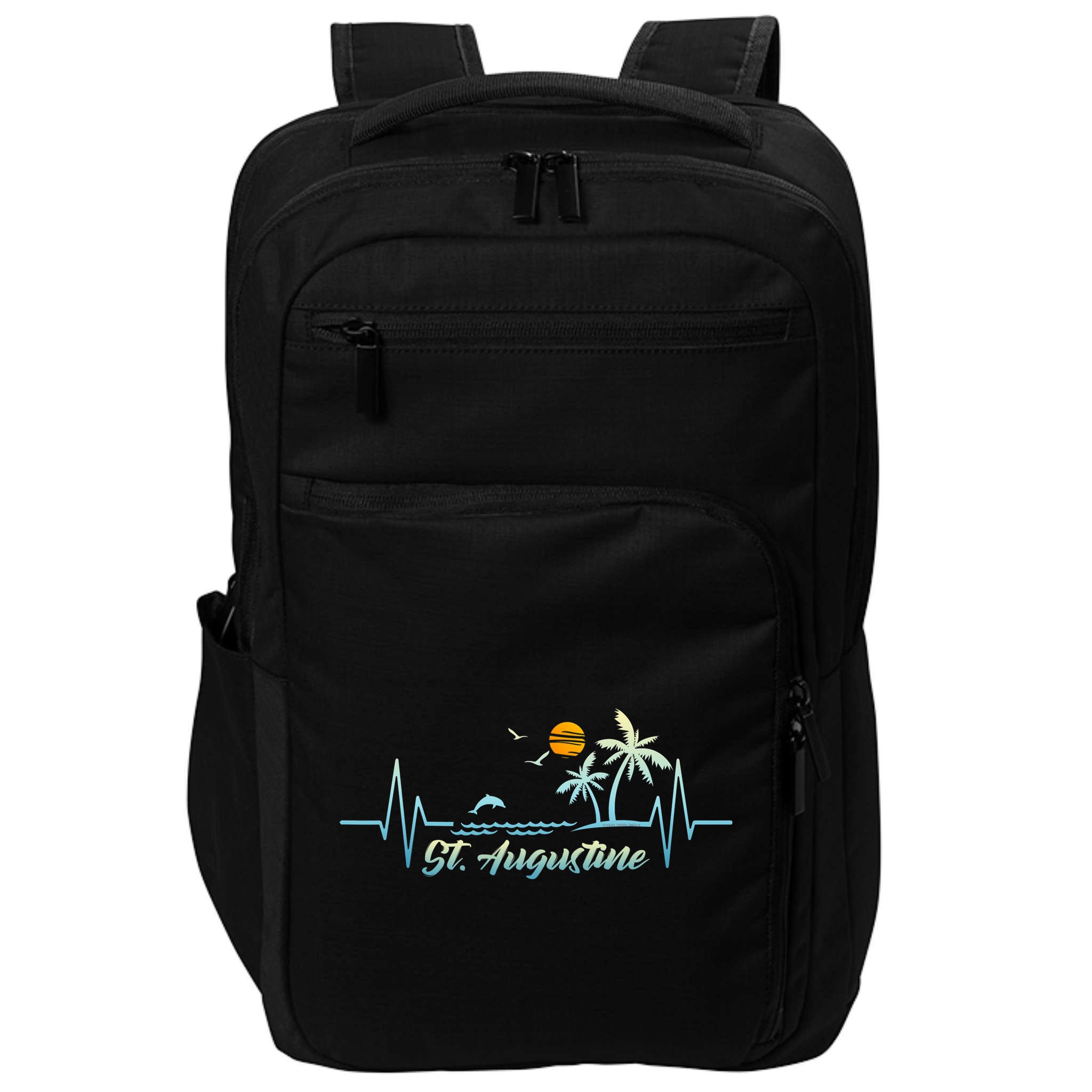 St Augustine Florida Souvenir Spring Break St Augustine Impact Tech Backpack