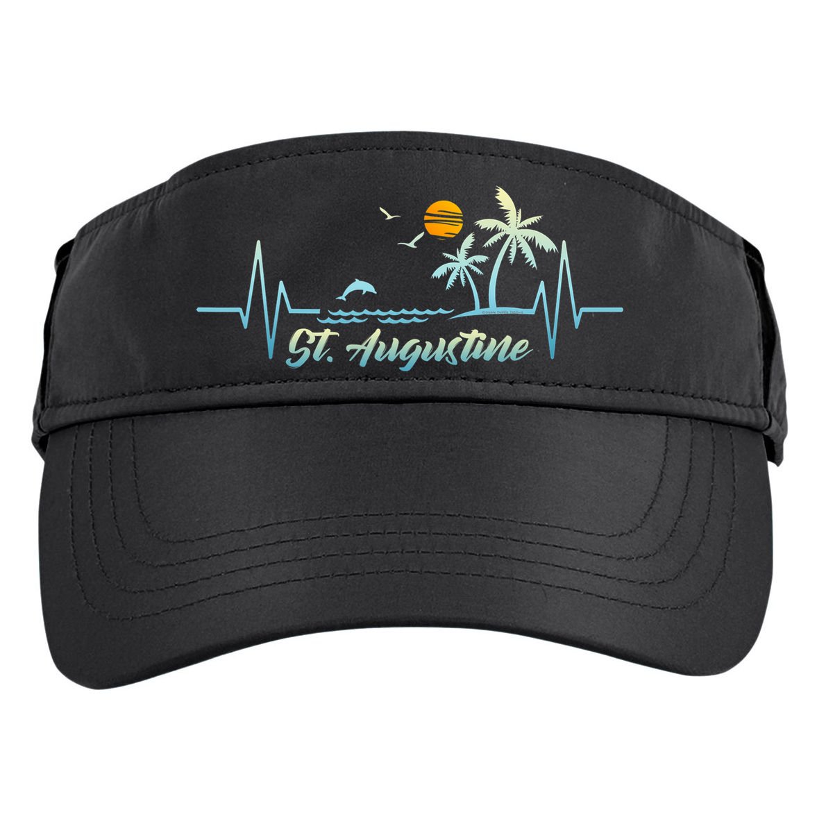 St Augustine Florida Souvenir Spring Break St Augustine Adult Drive Performance Visor