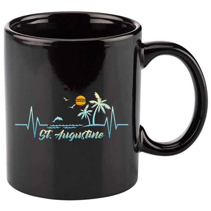 St Augustine Florida Souvenir Spring Break St Augustine 11oz C Handle Ceramic Mug