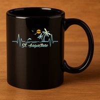 St Augustine Florida Souvenir Spring Break St Augustine 11oz C Handle Ceramic Mug
