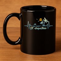 St Augustine Florida Souvenir Spring Break St Augustine 11oz C Handle Ceramic Mug