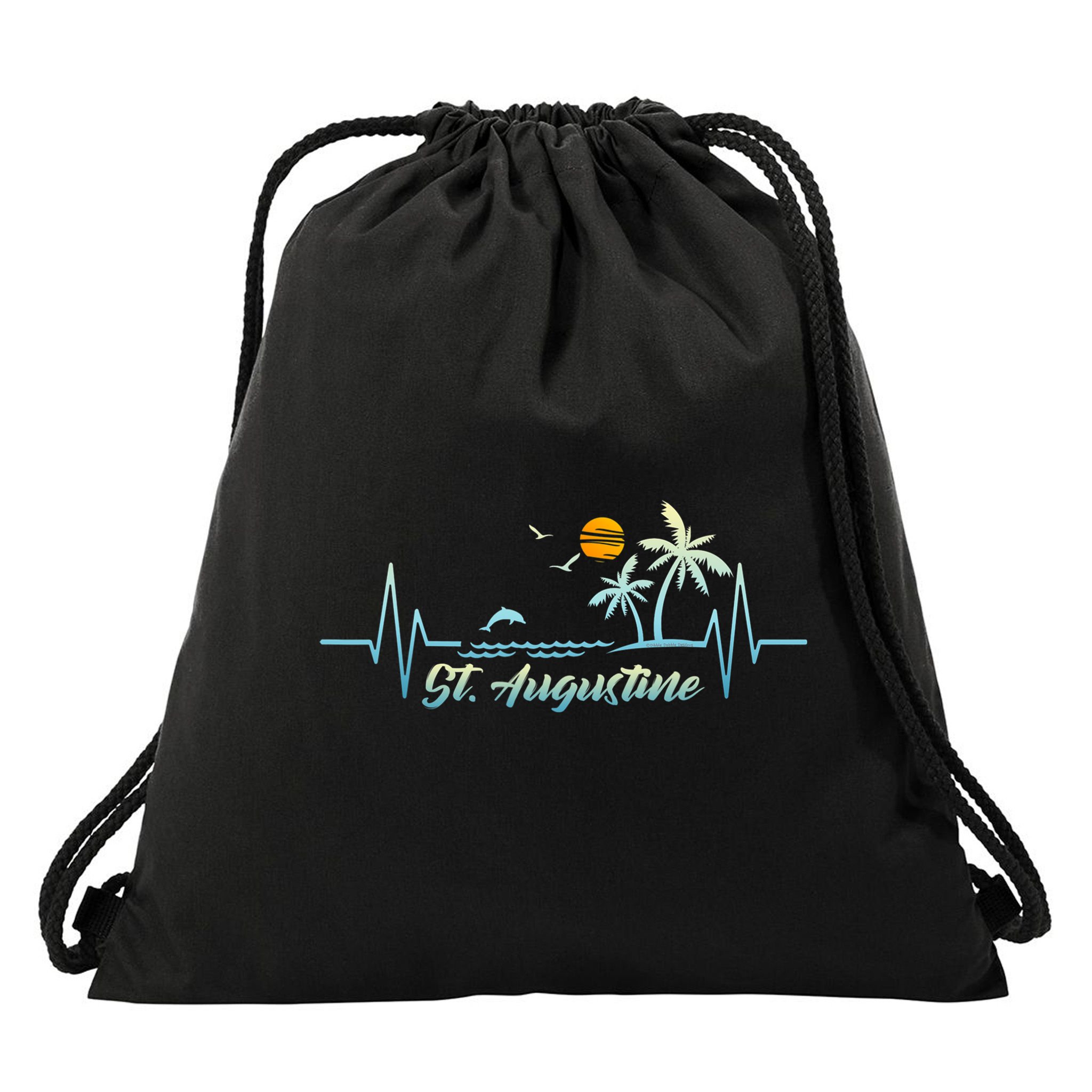St Augustine Florida Souvenir Spring Break St Augustine Drawstring Bag