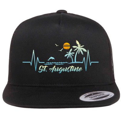 St Augustine Florida Souvenir Spring Break St Augustine Flat Bill Trucker Hat