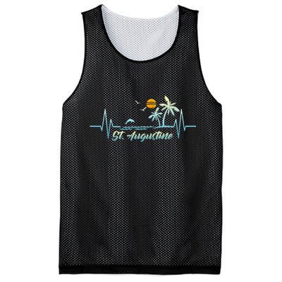 St Augustine Florida Souvenir Spring Break St Augustine Mesh Reversible Basketball Jersey Tank
