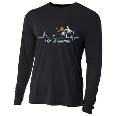 St Augustine Florida Souvenir Spring Break St Augustine Cooling Performance Long Sleeve Crew