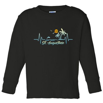 St Augustine Florida Souvenir Spring Break St Augustine Toddler Long Sleeve Shirt