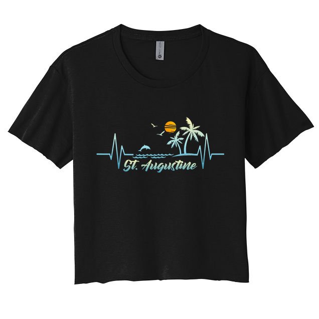 St Augustine Florida Souvenir Spring Break St Augustine Crop Top