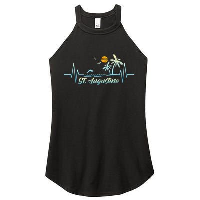 St Augustine Florida Souvenir Spring Break St Augustine Women's Perfect Tri Rocker Tank