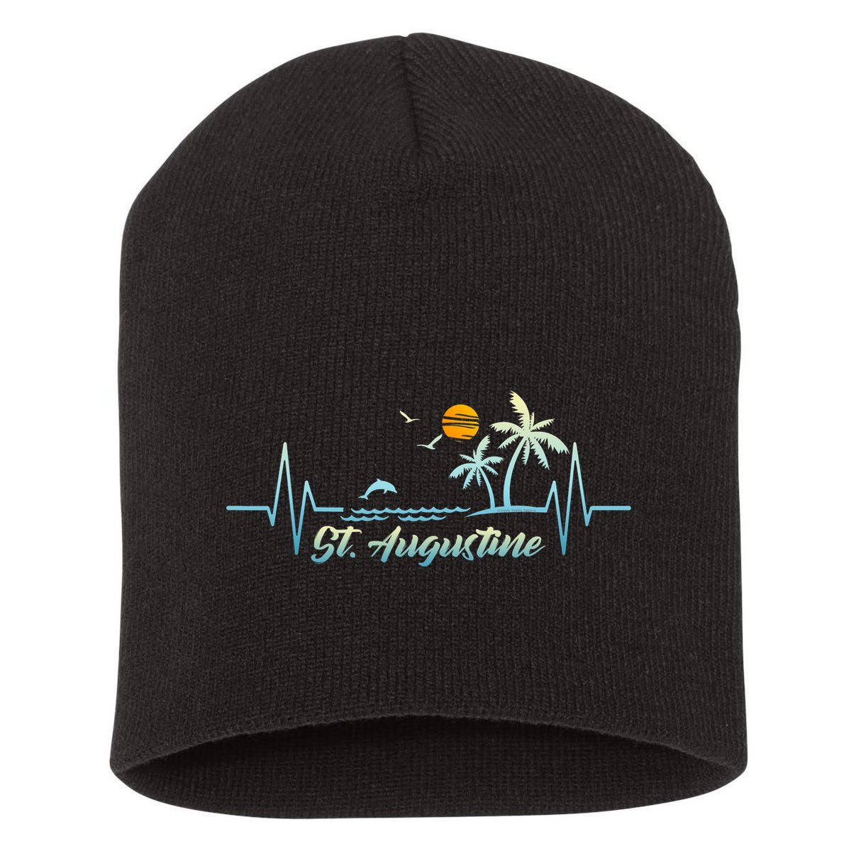 St Augustine Florida Souvenir Spring Break St Augustine Short Acrylic Beanie
