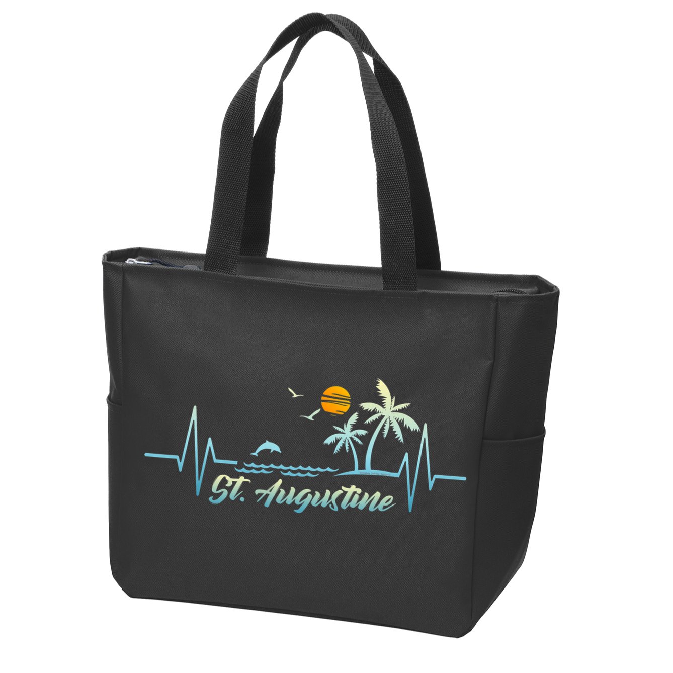St Augustine Florida Souvenir Spring Break St Augustine Zip Tote Bag