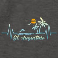 St Augustine Florida Souvenir Spring Break St Augustine Vector Backpack