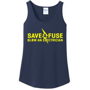 Save A Fuse Blow An Electrician Ladies Essential Tank