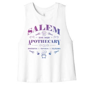 Salem Apothecary Funny Gift Women's Racerback Cropped Tank