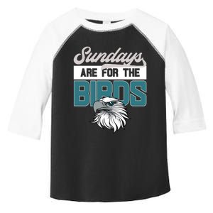 Sundays Are For The Birds It's A Philly Thing Philadelphia Football Toddler Fine Jersey T-Shirt