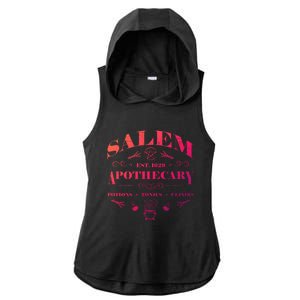 Salem Apothecary Funny Gift Ladies PosiCharge Tri-Blend Wicking Draft Hoodie Tank