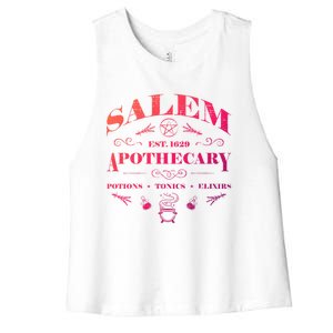 Salem Apothecary Funny Gift Women's Racerback Cropped Tank