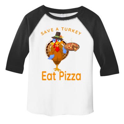 Save A Funny Turkey Pilgrim Eat Pizza Adult Vegan Gift Toddler Fine Jersey T-Shirt