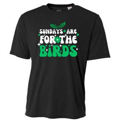 Sundays Are For The Birds For Philadelphia Football Fans Females Cooling Performance Crew T-Shirt