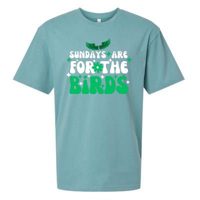 Sundays Are For The Birds For Philadelphia Football Fans Females Sueded Cloud Jersey T-Shirt