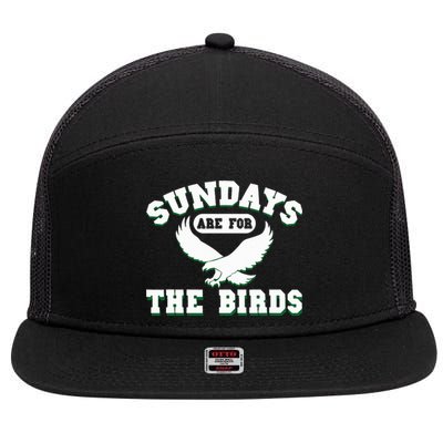 Sundays Are For The Birds 7 Panel Mesh Trucker Snapback Hat