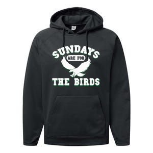 Sundays Are For The Birds Performance Fleece Hoodie