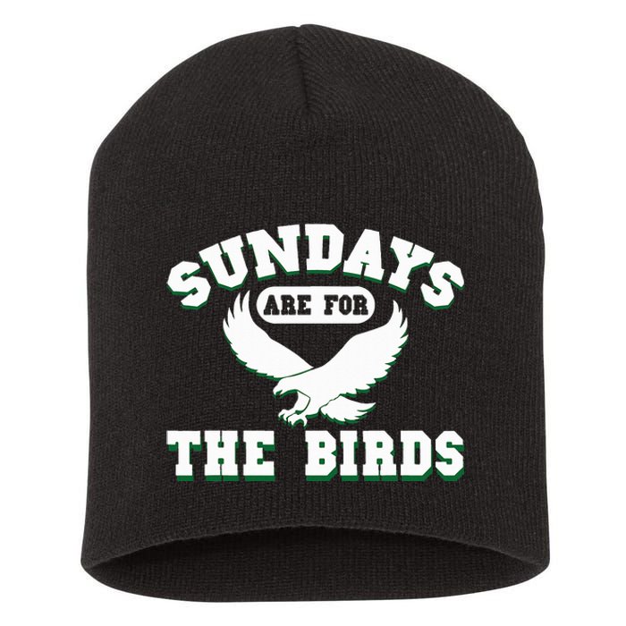 Sundays Are For The Birds Short Acrylic Beanie