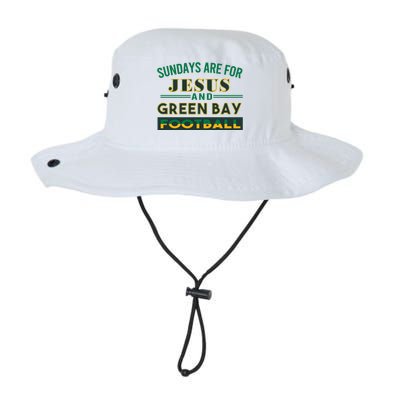 Sundays Are For Jesus And Green Bay Football Legacy Cool Fit Booney Bucket Hat