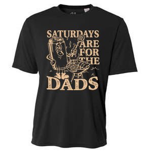 Saturdays Are For The Dads Bbq Grill Cooling Performance Crew T-Shirt