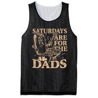 Saturdays Are For The Dads Bbq Grill Mesh Reversible Basketball Jersey Tank