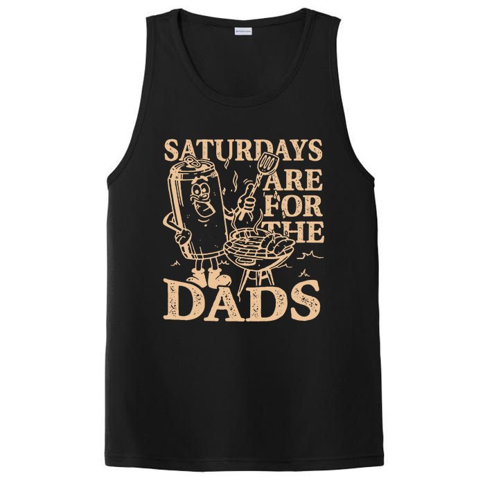 Saturdays Are For The Dads Bbq Grill PosiCharge Competitor Tank