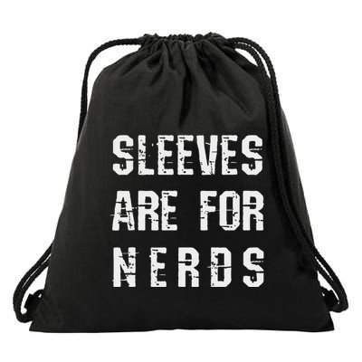 Sleeves Are For Nerds Gold Mining Drawstring Bag